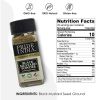 Pride of India – Black Mustard Seed Ground – Perfect Ingredient in Spice Blends – Spice up Pickles/Curries/Stews – Additives Free/Gourmet Spice – Easy