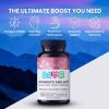 Women's Shilajit Fulvic Acid Complex Pure Himalayan Shilajit Capsules 1000mg of Himalayan Extract per Serving 500mg of Fulvic Acid per Serving 90 Coun